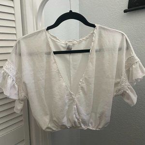 Forever 21 white cover top